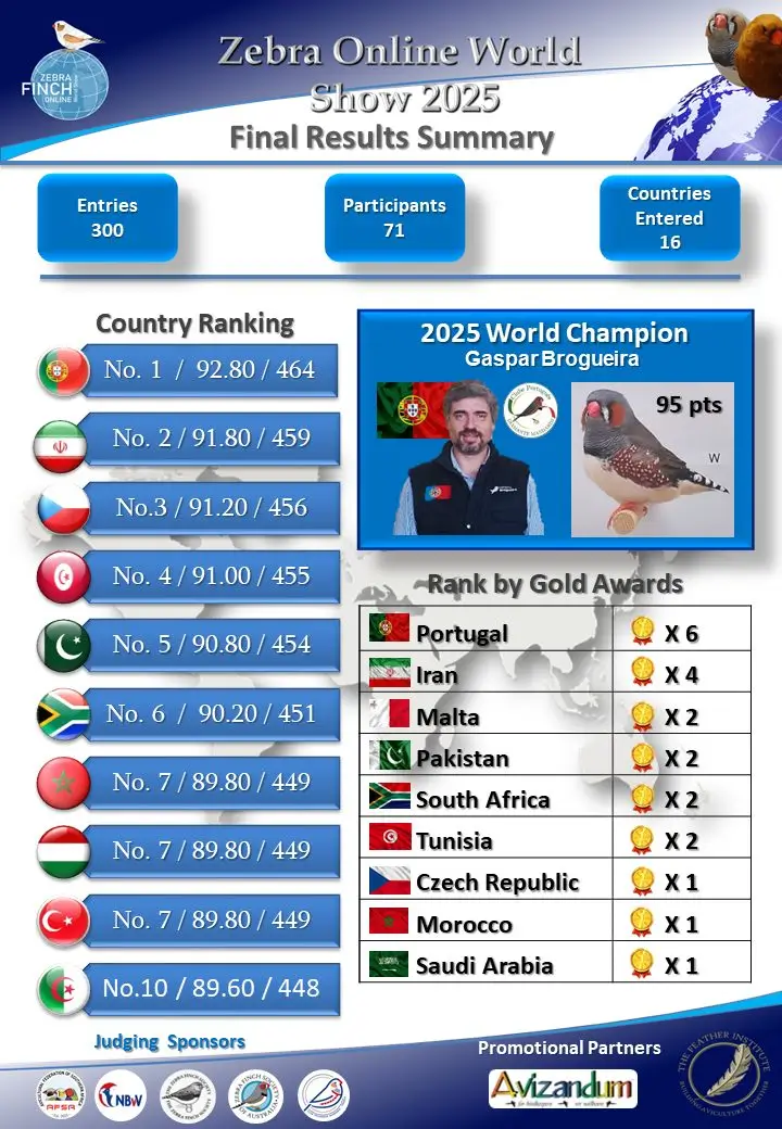 Mandarins Brogueira vencem o Zebra Online World Show 2025